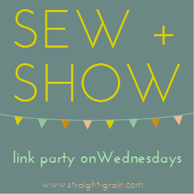 Sew and Show link party - Straight grain